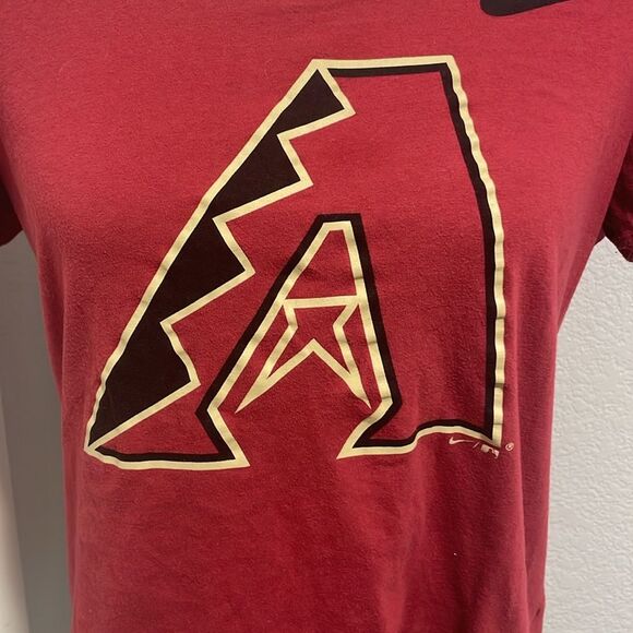 Nike MLB Red Arizona Diamondbacks The Nike Scoop Neck T Shirt Size Large - Picture 2 of 6